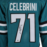 Macklin Celebrini Signed San Jose Sharks Home Fanatics Premium Jersey