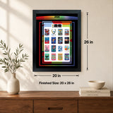 2026 FIFA World Cup Host City Collection Poster Framed PhotoGlass 20x26 - lifestyle 4
