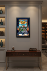 Atlanta Host City Edition 19.5x28 Frame 2026 Officially Licensed FIFA World Cup Poster
