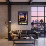 Los Angeles FIFA World Cup 2026 Officially Licensed Framed Poster – Shadow Box Frame Behind Glass – Home View
