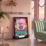 Miami FIFA World Cup 2026 Officially Licensed Framed Poster – Shadow Box Frame Behind Glass – Interior View