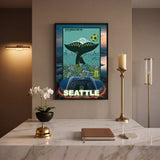 Seattle FIFA World Cup 2026 Officially Licensed Framed Poster – Shadow Box Frame Behind Glass – Luxury Hotel2