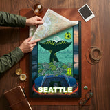 Seattle FIFA World Cup 2026 Officially Licensed Framed Poster – Shadow Box Frame Behind Glass – Unboxing 2