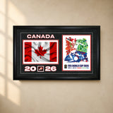 Team Canada 15x24 FIFA World Cup framed print clean wall lifestyle image
