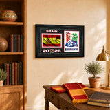 Team Spain 15x24 Frame 2026 Officially Licensed FIFA World Cup Poster w/ Flag - lifestyle 2