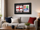 Team England 15x24 Frame 2026 Officially Licensed FIFA World Cup Poster w/ Flag - lifestyle 3