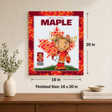 Maple the Moose 16x20 Plaque Officially Licensed 2026 FIFA World Cup Canada Mascot - lifestyle 4