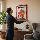 Maple the Moose FIFA World Cup plaque installation scene