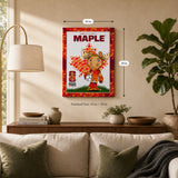 Maple the Moose FIFA World Cup plaque finished size lifestyle image