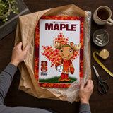 Maple the Moose FIFA World Cup plaque unboxing lifestyle image