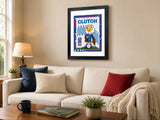 Clutch the Bald Eagle 16x20 Frame Officially Licensed 2026 FIFA World Cup USA Mascot - lifestyle 3