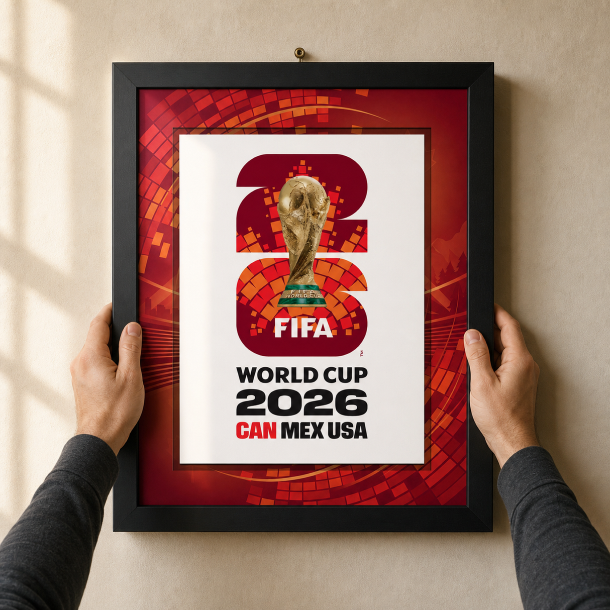 Canada Edition 18x22 Frame Officially Licensed 2026 FIFA World Cup Poster