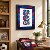 USA Edition 18x22 Frame Officially Licensed 2026 FIFA World Cup Poster - lifestyle 2