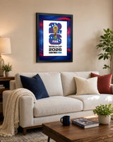 USA Edition 18x22 Frame Officially Licensed 2026 FIFA World Cup Poster - lifestyle 3