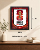 Canada Edition 18x22 Frame Officially Licensed 2026 FIFA World Cup Poster (Skyline Edition) - lifestyle 4