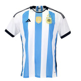 Lionel Messi Back Signed Argentina 2022 Home Shirt 2 Star Edition