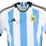 Lionel Messi Front Signed Argentina 2022 World Cup Winners Home Shirt 2 Star Edition