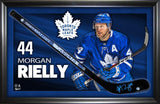 Morgan Rielly Signed PhotoGlass Framed 24in Toronto Maple Leafs Hockey Stick - Frameworth Sports Canada 