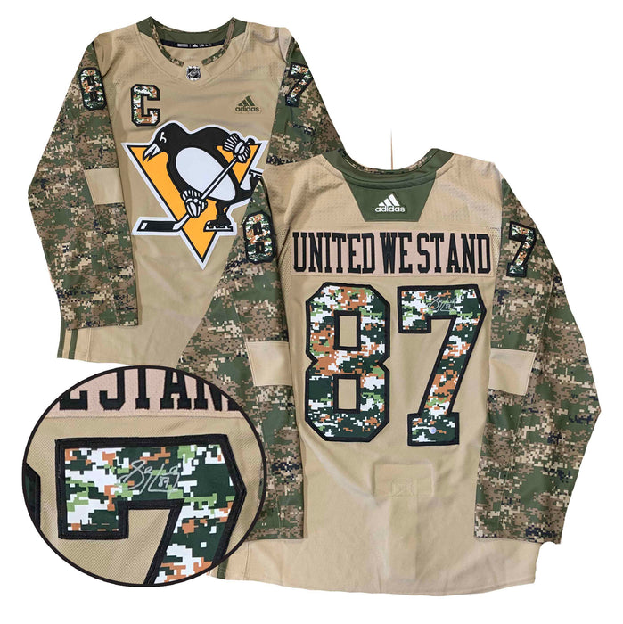 Sidney Crosby Signed Pittsburgh Penguins Camouflage Military Appreciation Adidas Authentic Jersey (Limited Edition of 8)