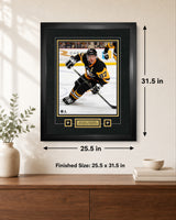 Sidney Crosby Pittsburgh Penguins Skating Photo and Logo Frame 25.5x31.5 - lifestyle 4