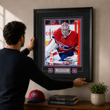 Carey Price Montreal Canadiens Close-Up Photo and Logo Frame 25.5x31.5 - lifestyle 1