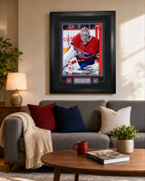 Carey Price Montreal Canadiens Close-Up Photo and Logo Frame 25.5x31.5 - lifestyle 3