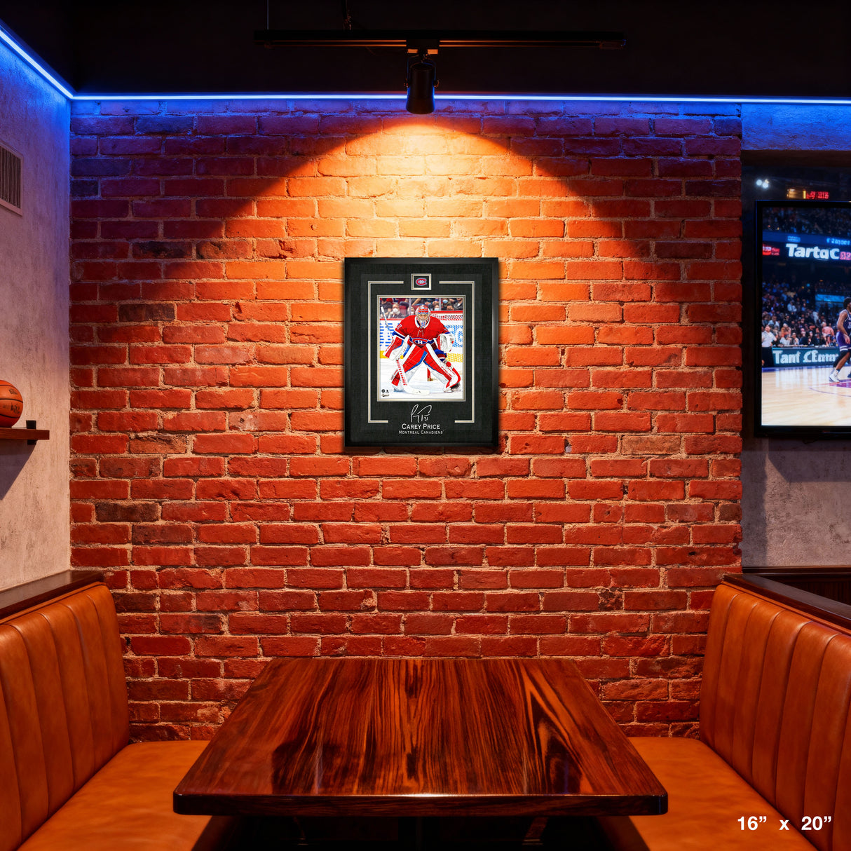 Carey Price 16x20 Replica Signature Frame Canadiens – View 4 – Frameworth