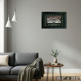 Pittsburgh Penguins 2009 Stanley Cup Replica Signature Frame with Game-Used Net – Detail – Frameworth
