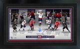 Alexander Ovechkin 16x28 Framed Print 895 Goals with Embedded Signature Washington Capitals - AUCTION