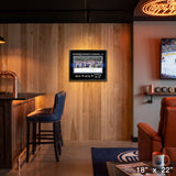 Edmonton Oilers Framed 16x20 PhotoGlass 2025 Conference Champions – View 4 – Frameworth