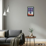 Edmonton Oilers Framed 16x20 PhotoGlass 2025 Conference Champions Player Banners – Detail – Frameworth