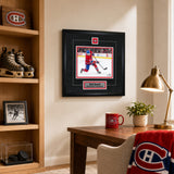 Nick Suzuki Framed Pin & Plate Montreal Canadiens - lifestyle 2