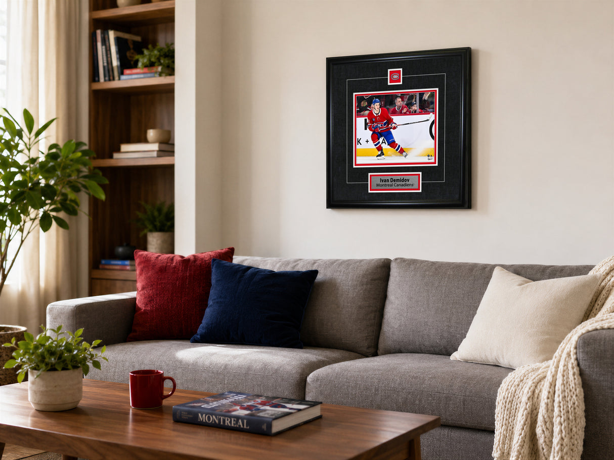 Ivan Demidov Framed Pin & Plate Montreal Canadiens - lifestyle 3