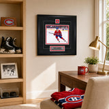 Cole Caufield Framed Pin & Plate Montreal Canadiens - lifestyle 2