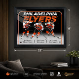 Philadelphia Flyers Triple Player Collage — lifestyle 2