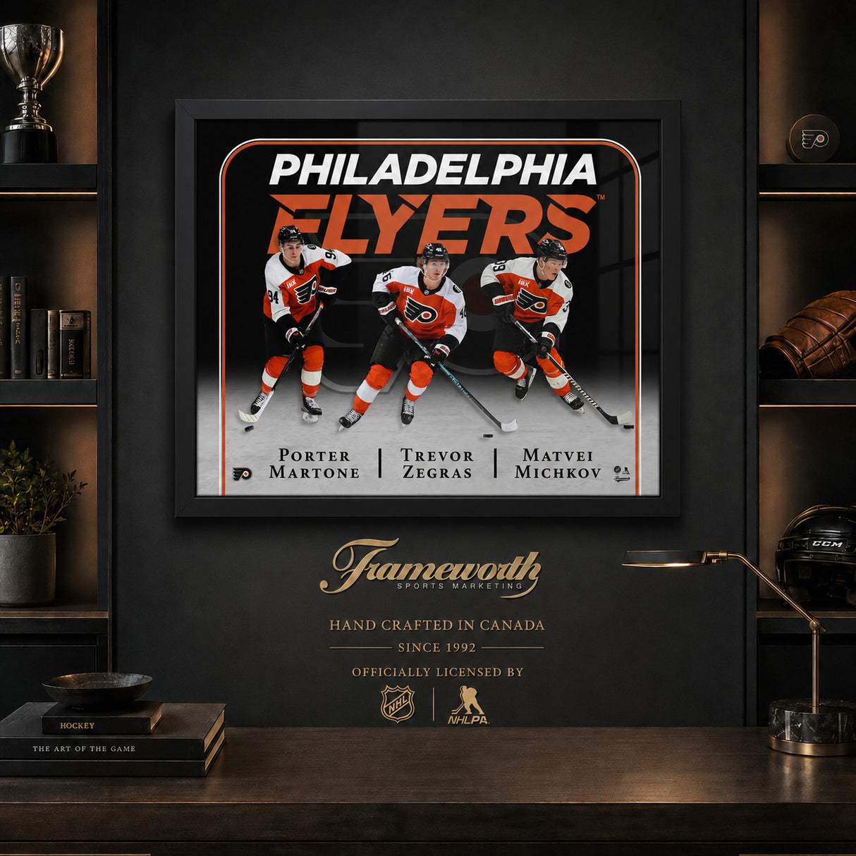 Philadelphia Flyers Triple Player Collage — lifestyle 6