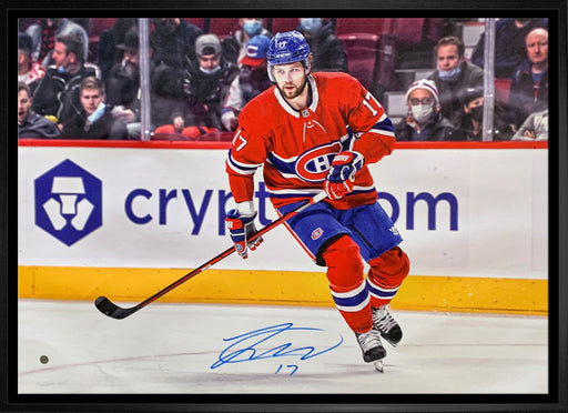 Josh Anderson Montreal Canadiens Signed Framed 20x29 Action Canvas - Frameworth Sports Canada 