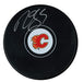 Mark Giordano Signed Calgary Flames Puck - Frameworth Sports Canada 