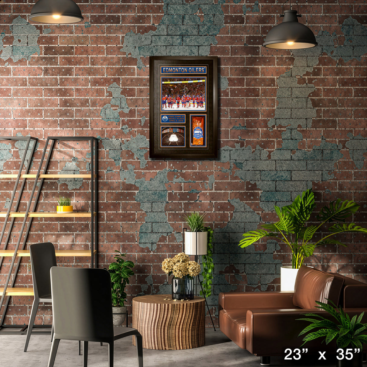 Edmonton Oilers Collage Frame Final Game At Rexall Place – Lifestyle – Frameworth
