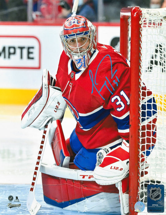 Carey Price Montreal Canadiens Signed 8x10 Red Hugging Post Photo