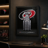 Carolina Hurricanes 16x20 Frame 2026 Stanley Cup Champions - display wall lifestyle image