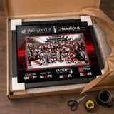 Carolina Hurricanes 16x20 Frame 2026 Stanley Cup Champions Team Celebration - collector holding framed print image