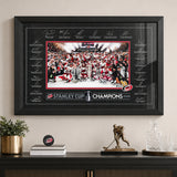 Carolina Hurricanes 24x36 Replica Signature Frame 2026 Stanley Cup Champions - room wall lifestyle image