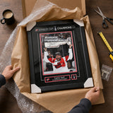 Taylor Hall 16x20 Replica Signature Frame Carolina Hurricanes 2026 Stanley Cup Champions - unboxing lifestyle image