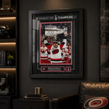 Nikolaj Ehlers 16x20 Replica Signature Frame Carolina Hurricanes 2026 Stanley Cup Champions - display wall lifestyle image