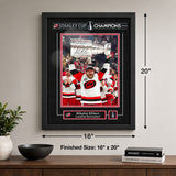 Nikolaj Ehlers 16x20 Replica Signature Frame Carolina Hurricanes 2026 Stanley Cup Champions - finished size infographic