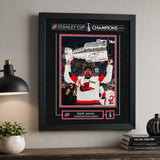 Seth Jarvis 16x20 Replica Signature Frame Carolina Hurricanes 2026 Stanley Cup Champions - room wall lifestyle image
