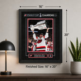 Sebastian Aho 16x20 Replica Signature Frame Carolina Hurricanes 2026 Stanley Cup Champions - unboxing lifestyle image