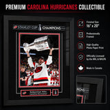 Sebastian Aho 16x20 Replica Signature Frame Carolina Hurricanes 2026 Stanley Cup Champions - finished size infographic