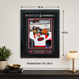 Frederik Andersen 16x20 Replica Signature Frame Carolina Hurricanes 2026 Stanley Cup Champions - unboxing lifestyle image